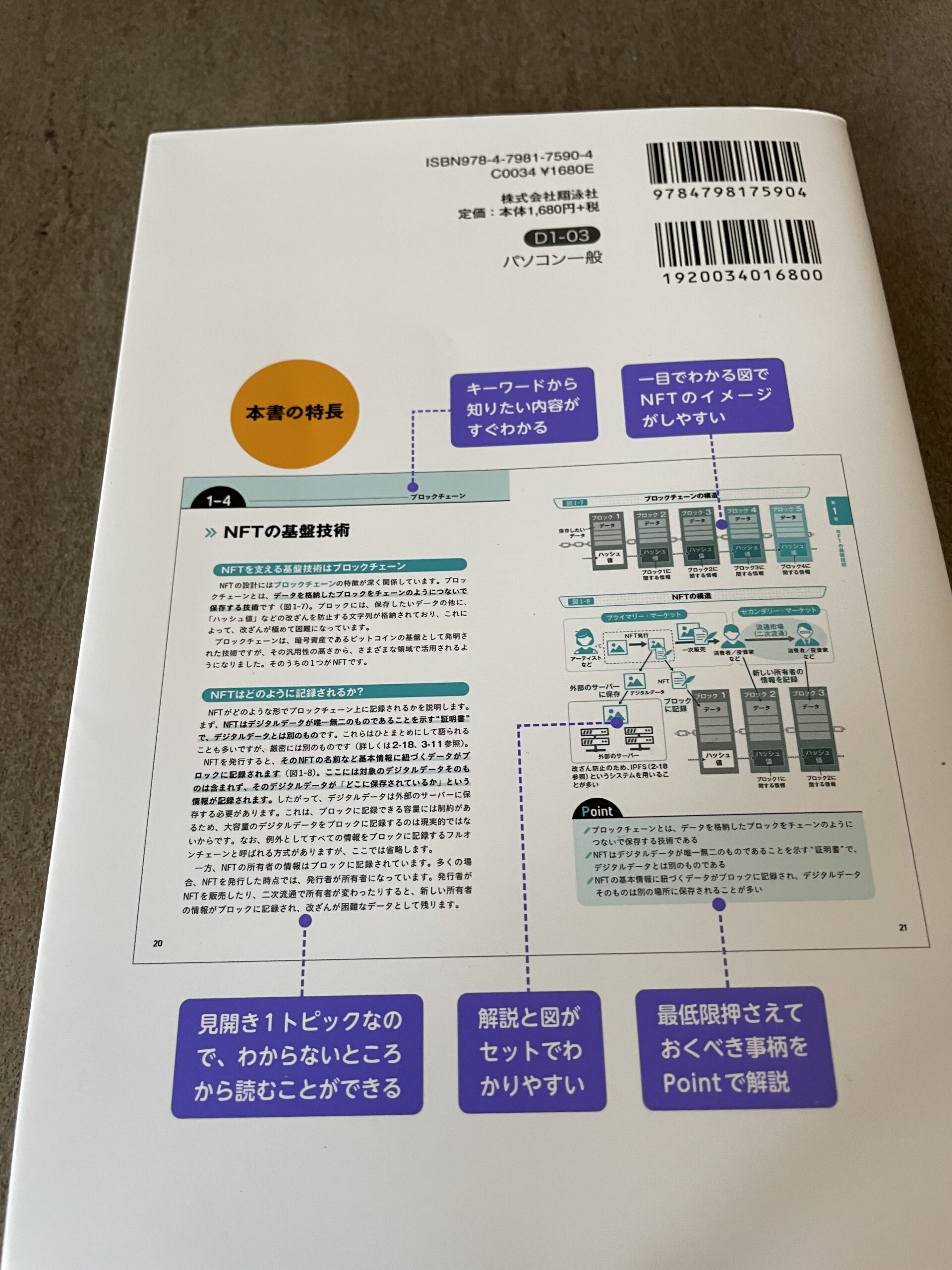 NFTのしくみ 裏表紙